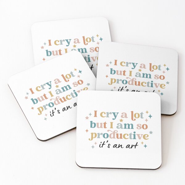 Item preview, Vintage I Cry A Lot But I Am So Productive It's An Art  designed and sold by SebastiMatthiro.