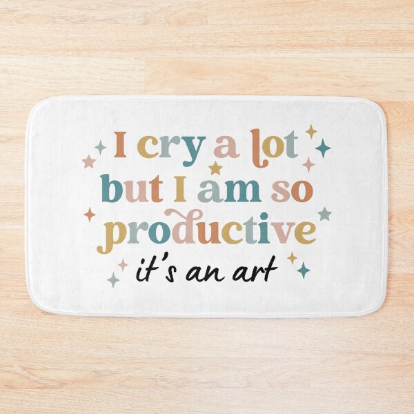 Item preview, Vintage I Cry A Lot But I Am So Productive It's An Art  designed and sold by SebastiMatthiro.