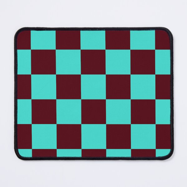 Item preview, Checkered Turquoise Brown Checkerboard Pattern Checkered - designed and sold by PurpleLoveStore.