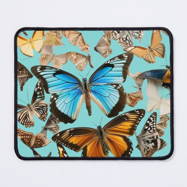 Item preview, Colorful butterflies in heart shape. designed and sold by SynyaStyle.