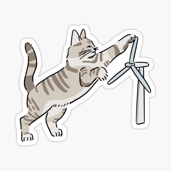 Item preview, The Windy Kitty designed and sold by Jose Marquez.