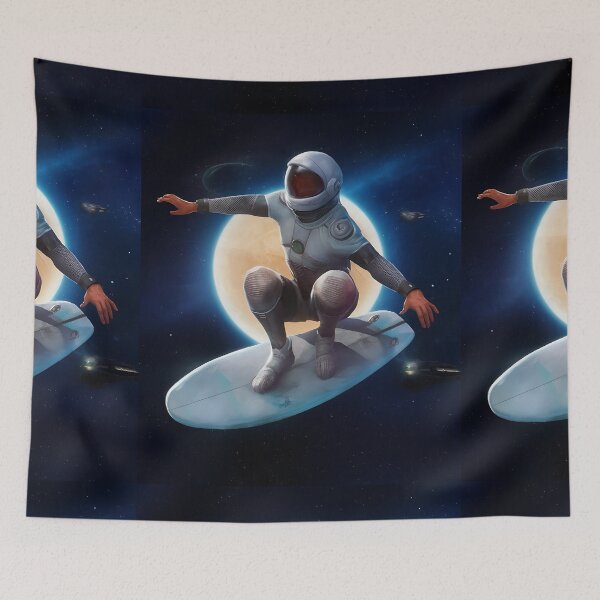 Item preview, Space Surfer with blue light designed and sold by DunuStore.
