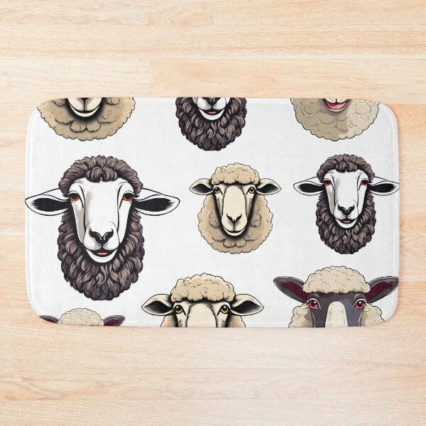 Item preview, Funny Sheep Face 5 designed and sold by Tom-Johnson.