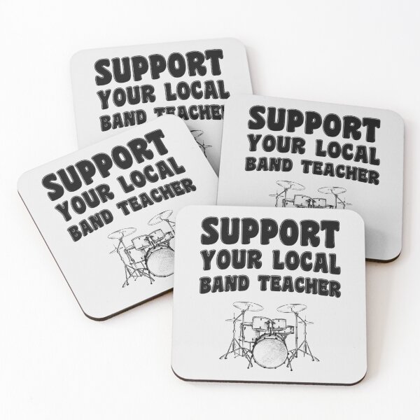Item preview, Support Your Local Band Teacher designed and sold by stressedrodent.