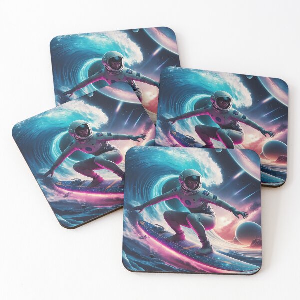 Item preview, Space Surfer with galaxy colors designed and sold by DunuStore.