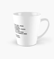 the note Tall Mug