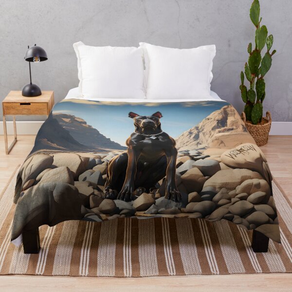 Item preview, Dog in the stony desert designed and sold by Woof-WoofSK.