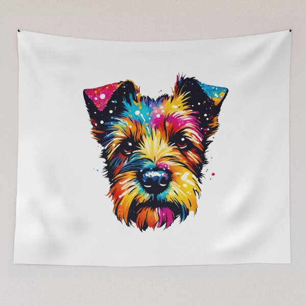 Item preview, Terrier Dog in a Prism of Colorful Splashes 2 designed and sold by Tom-Johnson.