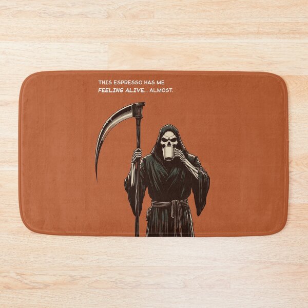 Item preview, Grim Reaper espresso feeling alive designed and sold by Syahrasi.