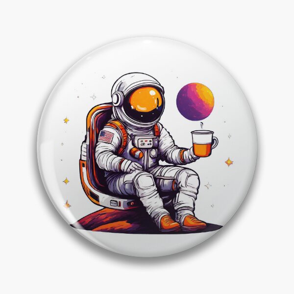 Item preview, Cosmic Coffee Break Astronaut in Space 2 designed and sold by Tom-Johnson.