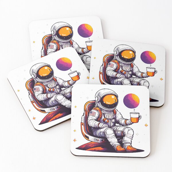 Item preview, Cosmic Coffee Break Astronaut in Space 2 designed and sold by Tom-Johnson.