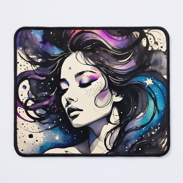 Item preview, Cosmic Beauty: Ink Illustration designed and sold by ByteyCreatives.