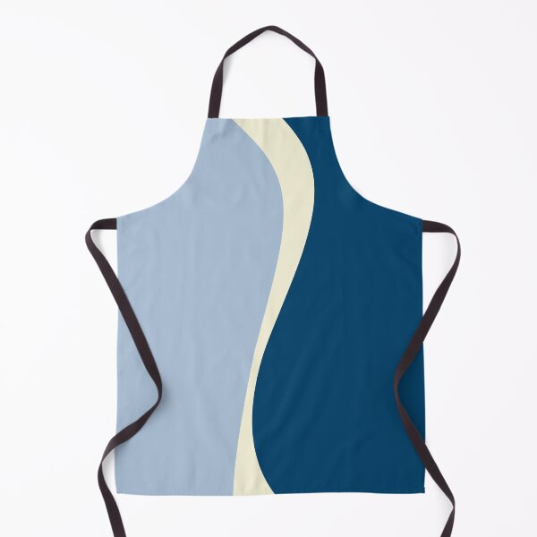 Item preview, Simple Waves 2 in Dark Blue, Light Blue and Cream designed and sold by LAEC-Shop.