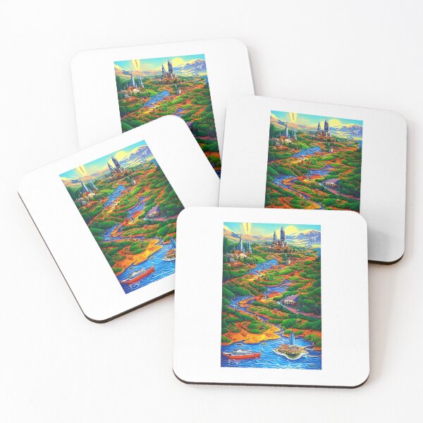 Item preview, Ai abstract & exotic nature landscape designed and sold by K1ndo.