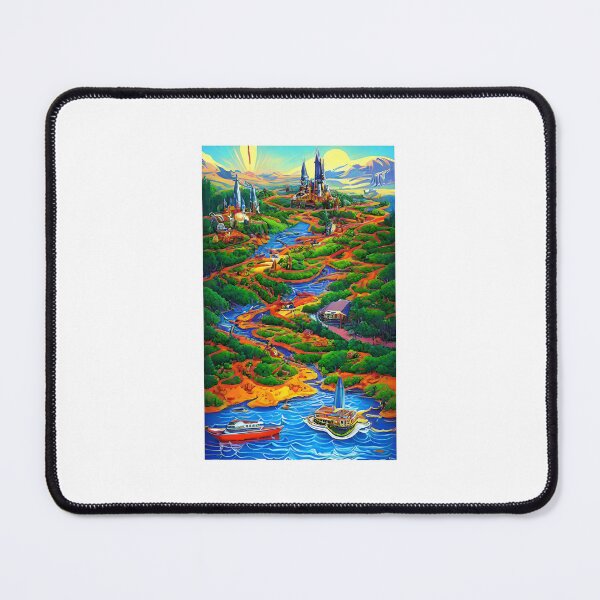 Item preview, Ai abstract & exotic nature landscape designed and sold by K1ndo.