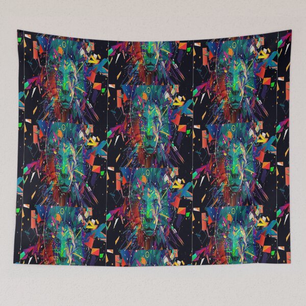 Item preview, Colourful King Lion Art designed and sold by Staytrendy.