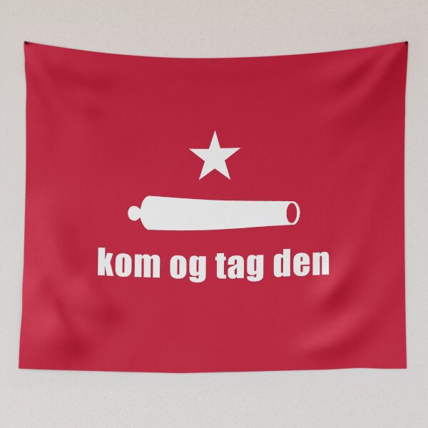 Item preview, Danish National CATI Flag 1 (dansk national "kom og tag det" flag) designed and sold by JonathanR1994.