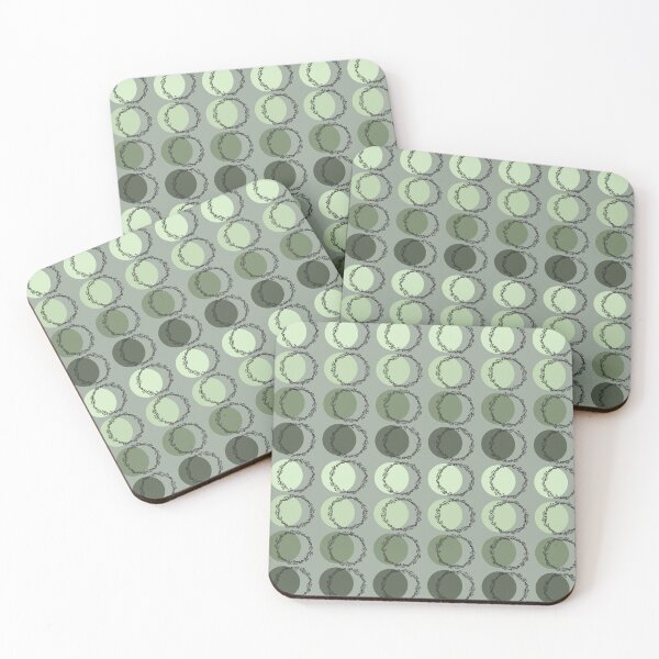 Item preview, Green Color Palette With Leaves designed and sold by Vanessa Priest.
