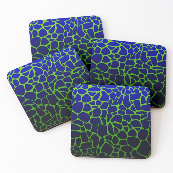 Item preview, Blue green animal print  designed and sold by Roxburylane.