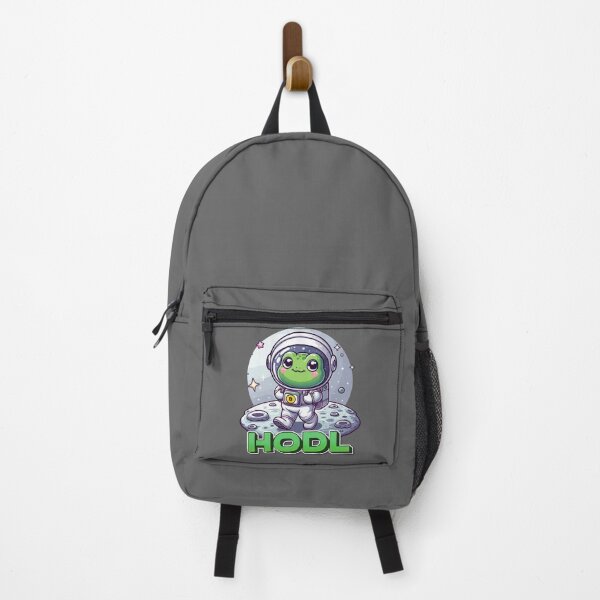 Item preview, a cute frog astronaut walking on the moon designed and sold by CryptoFunMerch.