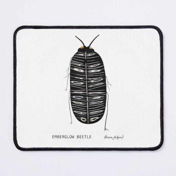 Item preview, Emberglow Beetle (brasa fulgor) designed and sold by WhiskerWish.