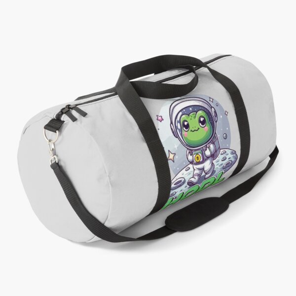 Item preview, a cute frog astronaut walking on the moon designed and sold by CryptoFunMerch.