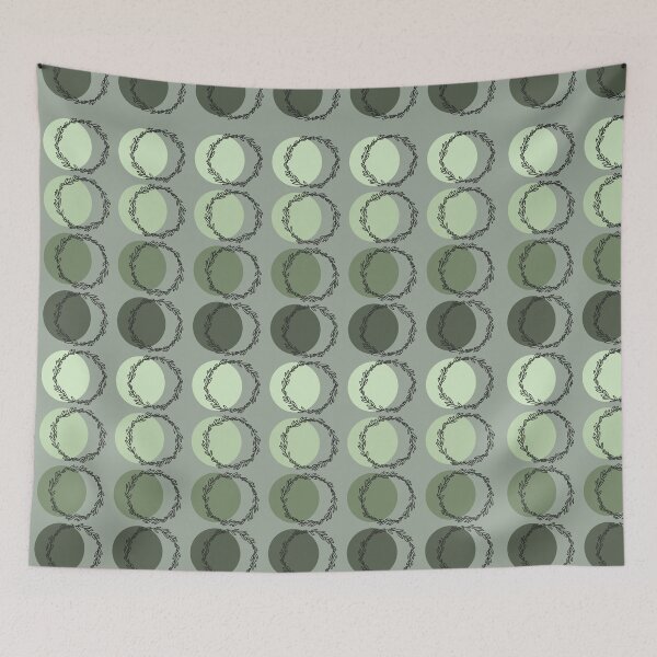 Item preview, Green Color Palette With Leaves designed and sold by Vanessa Priest.