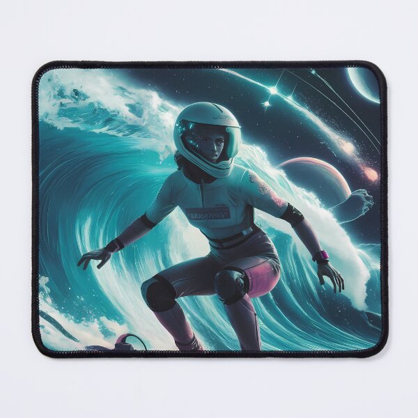 Item preview, Running Space Surfer with galaxy waves designed and sold by DunuStore.