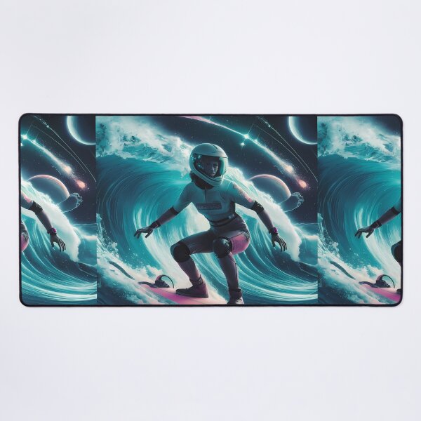 Item preview, Running Space Surfer with galaxy waves designed and sold by DunuStore.