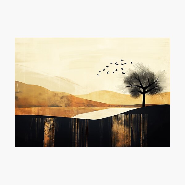 Item preview, Lake District, England at night - digital illustration designed and sold by SwallowsAndPine.