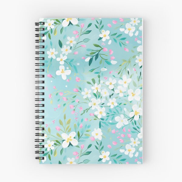 Item preview, Azure Blush Meadow Floral Pattern designed and sold by Mehwish.