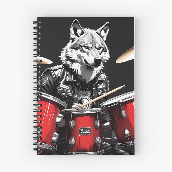Item preview, Hardrock Wolf: drummer designed and sold by IAmagineFR.