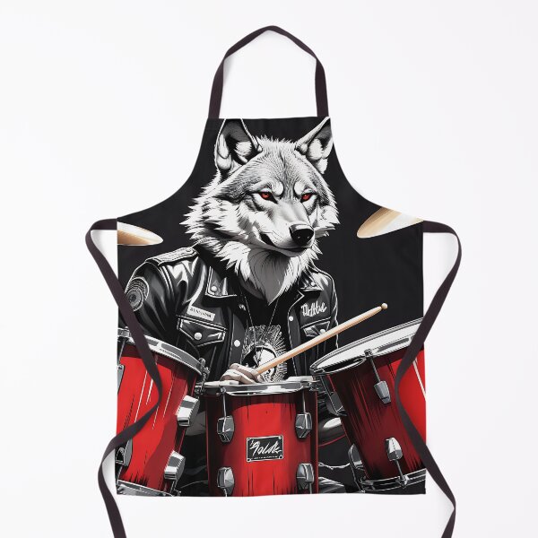Item preview, Hardrock Wolf: drummer designed and sold by IAmagineFR.
