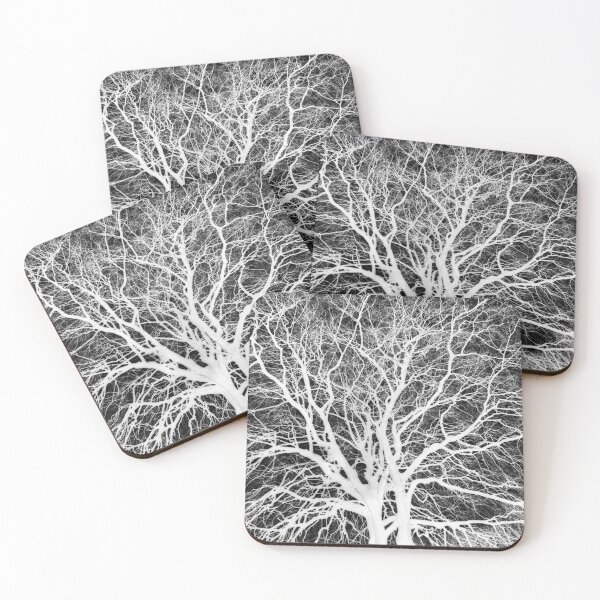 Item preview, Winter beech, Bridlington, grayscale inverted designed and sold by paulboizot.