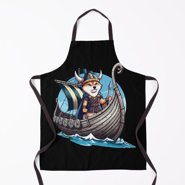 Item preview, Floki on crypto raid designed and sold by CryptoFunMerch.