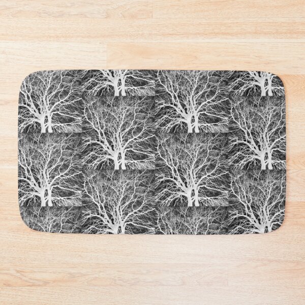 Item preview, Winter beech, Bridlington, grayscale inverted designed and sold by paulboizot.