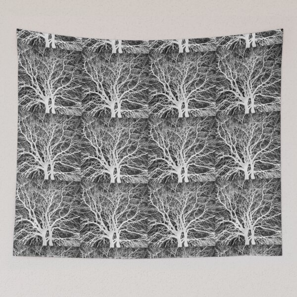 Item preview, Winter beech, Bridlington, grayscale inverted designed and sold by paulboizot.