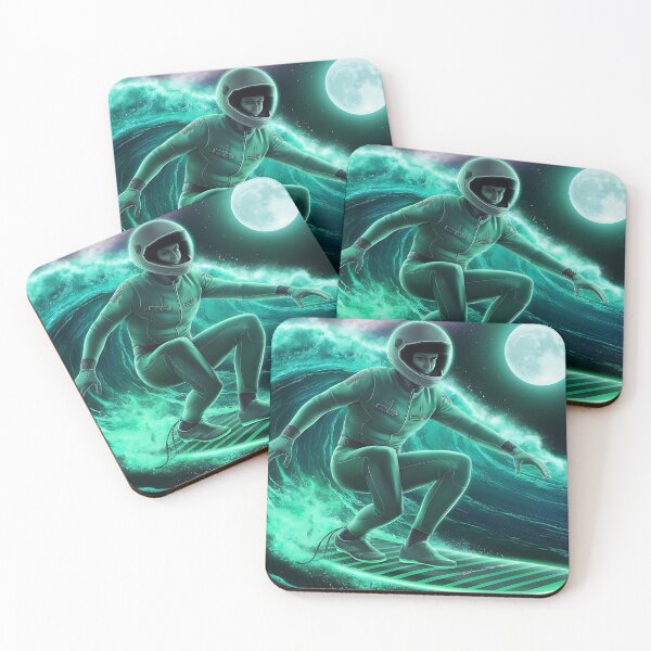 Item preview, Green cooling Space Surfer designed and sold by DunuStore.