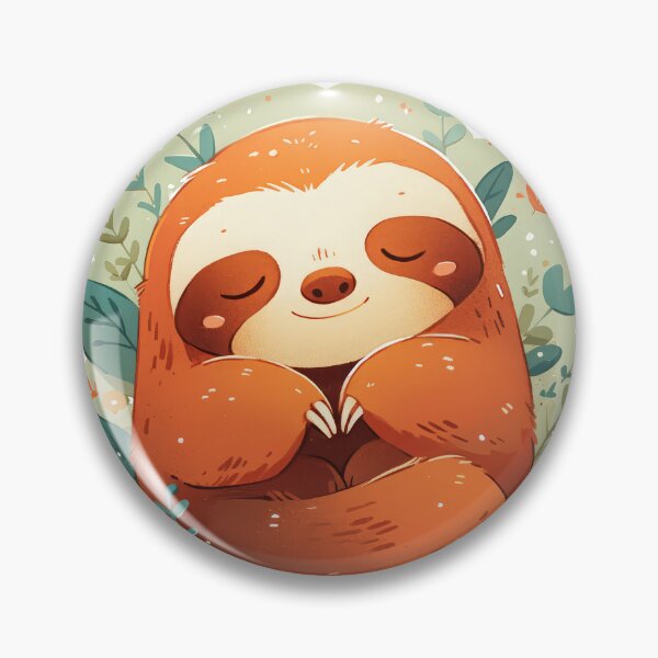 Item preview, Cute sloth on the tree designed and sold by JoyfulNat.
