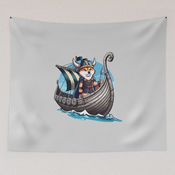 Item preview, Floki on Crypto Raid designed and sold by CryptoFunMerch.