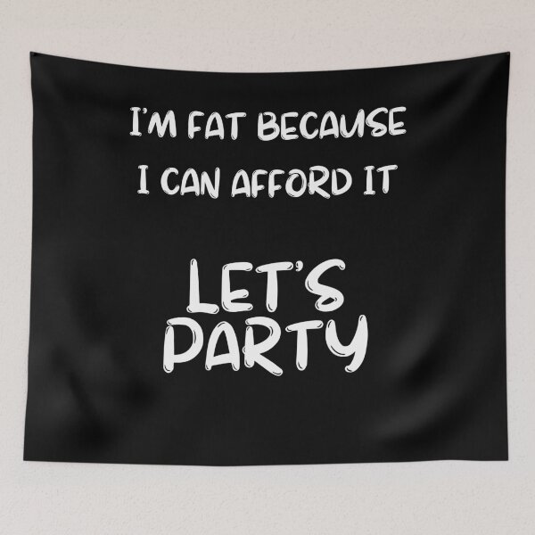 Item preview, I'M NOT SHORT, I'M FAT, I'M FUN SIZED T-SHIRT designed and sold by BlueGoldArt.