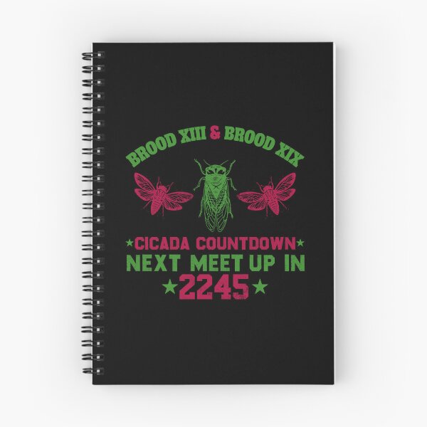Item preview, Cicada Countdown, Brood 13 & Brood 19, Next Meet Up In 2245 designed and sold by ArtByKatti.
