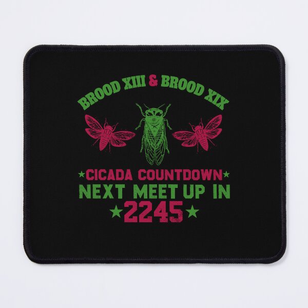 Item preview, Cicada Countdown, Brood 13 & Brood 19, Next Meet Up In 2245 designed and sold by ArtByKatti.