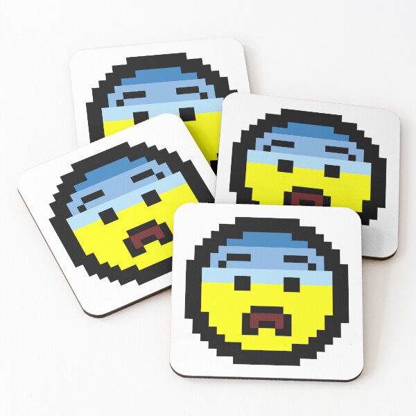 Item preview, Scary Face pixel art designed and sold by Polux Design.
