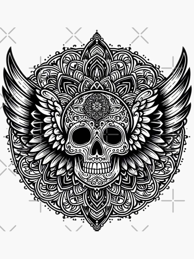 Skull mandala