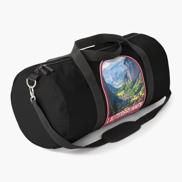 Item preview, Lauterbrunnen Switzerland Travel Art Emblem designed and sold by KrisSidDesigns.