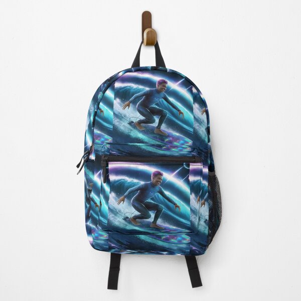 Item preview, Space Surfer blue galaxy surfing designed and sold by DunuStore.