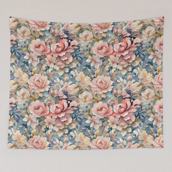 Item preview, Colorful Watercolor Flowers designed and sold by Victoria Riabov.