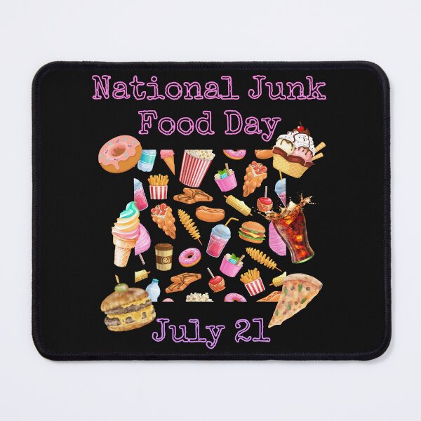 Item preview, National Junk Food Day Fun Colorful Design designed and sold by EarthArtDesigns.