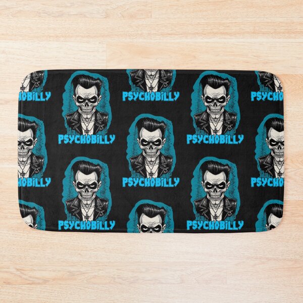 Item preview, Psychobilly skullboy designed and sold by MetalSatyrShop.